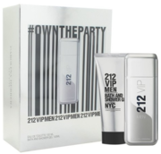 Carolina Herrera 212 VIP Men Dárková sada, toaletní voda 100ml + sprchovy gel 100ml (Travel set)