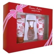Christina Aguilera Inspire Dárková sada, parfémovaná voda 15ml + sprchový gel 50ml + tělové mléko 50ml 