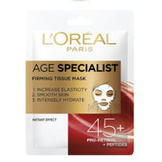Textilní maska pro okamžité zpevnění a vyhlazení pleti Age Specialist 45+ (Firming Tissue Mask) 1 ks