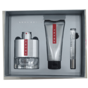Prada Luna Rossa Dárková sada, toaletní voda 100ml + toaletní voda 10ml + sprchový gel 100ml - poškozený obal