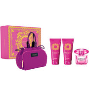 Versace Bright Crystal Absolu Dárková sada, parfemovaná voda 90ml + sprchový gél 100ml + tělové mléko 100ml + kozmetická taška 