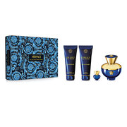 Versace Dylan Blue pour Femme Dárková sada, parfemovaná voda 100ml + sprchový gel 100ml + tělové mléko 100ml + parfemovaná voda 5 ml