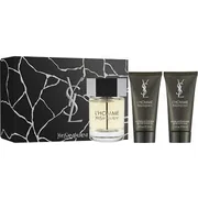 Yves Saint Laurent L´Homme Dárková sada, toaletní voda 100ml + balzám po holení 50ml + sprchový gel 50ml