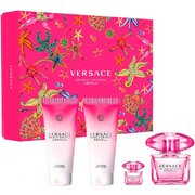 Versace Bright Crystal Absolu Dárková sada, parfémovaná voda 90 ml + tělové mléko 100ml + sprchový gel 100ml + parfémovaná voda 5ml