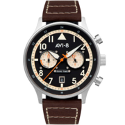 AVI-8 av-4088-01 Carey Dual Time 44mm 5ATM