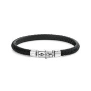 Rebel & Rose Bracelet Half Round Braided RR-L0133-S-L mens