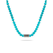 Rebel & Rose NL034-S-70 Turquoise Delight mens Necklace 70cm