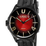 U-Boat 9501 Darkmoon Red PVD Soleil Mens Watch 40mm 5ATM
