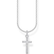 Thomas Sabo KE2043-051-14 Cross Pave Ladies Necklace, adjustable
