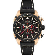 AVI-8 AV-4100-06 Mens Watch Hawker Hunter Dual Time Chronograph 43mm 5ATM