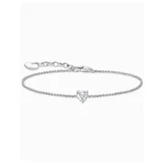 Thomas Sabo A2157-051-14-L19V Silver bracelet w. white zirconia Herz