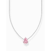 Thomas Sabo KE2213-051-9-L45V Silver necklace w. pink heart pendant 
