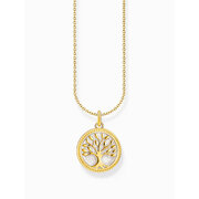 Thomas Sabo KE2220-427-39-L45V Gold-plated necklace w. tree of love pendant 