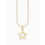 Thomas Sabo KE2222-413-39-L45V Gold-plated chain w. star pendant 