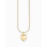 Thomas Sabo KE2234-413-39-L45V Gold-plated necklace w. heart pendant 