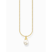 Thomas Sabo KE2238-430-14-L45V Gold-plated chain w. pearl pendant 