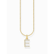 Thomas Sabo KE2244-414-14-L45V Gold-plated necklace letter E 