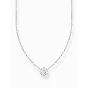 Thomas Sabo KE2210-051-14-L45V Silver necklace w. white zirconia pendant 