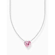 Thomas Sabo KE2211-051-9-L45V Silver necklace w. pink heart pendant 