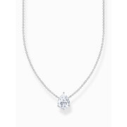 Thomas Sabo KE2213-051-14-L45V Silver necklace w. white drop pendant 