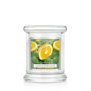 Kringle Candle CITRUS & SAGE vonná svíčka mini 1-knotová (127 g)