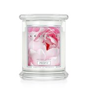 Kringle Candle Peony vonná svíčka střední 2-knotová (411 g)