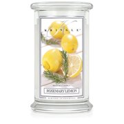 Kringle Candle Rosemary Lemon vonná svíčka velká 2-knotová (624 g)