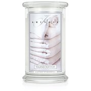Kringle Candle Warm Cotton vonná svíčka velká 2-knotová (624 g)