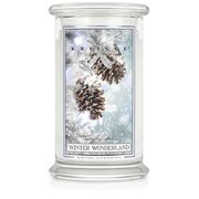 Kringle Candle Winter Wonderland vonná svíčka velká 2-knotová (624 g)