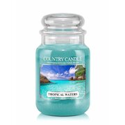 Country Candle Tropical Waters vonná svíčka velká 2-knotová (652 g)