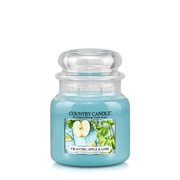 Country Candle Cilantro, Apple & Lime vonná svíčka střední 2-knotová (453 g)