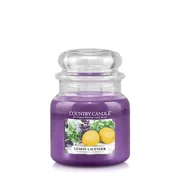 Country Candle Lemon Lavender vonná svíčka střední 2-knotová (453 g)