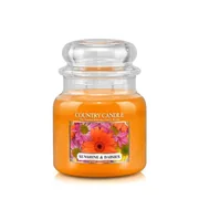 Country Candle Sunshine & Daisies vonná svíčka střední 2-knotová (453 g)