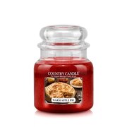 Country Candle Warm Apple Pie vonná svíčka střední 2-knotová (453 g)