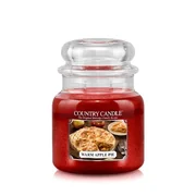 Country Candle Warm Apple Pie vonná svíčka střední 2-knotová (453 g)