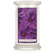 Kringle Candle Sugar Plum Poinsettia vonná svíčka velká 2-knotová (624 g)