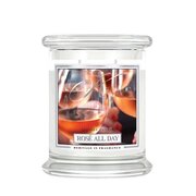 Kringle Candle Rose All Day vonná svíčka střední 2-knotová (411 g)