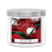 Kringle Candle TUMBLER Jingle All the Way vonná svíčka střední 2-knotová (411 g)