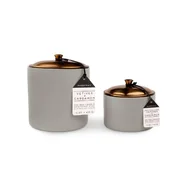 Paddywax HYGGE GREY VETIVER + CARDAMOM 3-knotová vonná svíčka (15oz/425g)