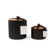 Paddywax HYGGE BLACK BERGAMONT + MAHOGANY 3-knotová vonná svíčka (15oz/425g)