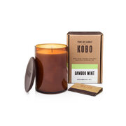 KOBO Woodblock Candle Bamboo Mint vonná svíčka (15oz/425g)