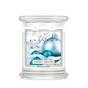 Kringle Candle Tinsel & Thyme vonná svíčka střední 2-knotová (411 g)