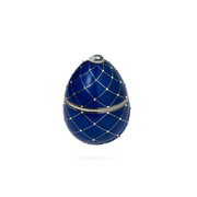 LADENAC Bois de Russie vonná svíčka Blue s ozdobnými kamínky (220 g) v dárkovém balení