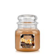 Country Candle Caramel Chocolate vonná svíčka střední 2-knotová (453 g)