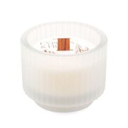 Paddywax Cypress & Fir vonná svíčka "bílá námraza" s dřevěným knotem 141 g