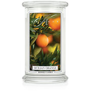 Kringle Candle Sicilian Orange vonná svíčka velká 2-knotová (624 g)