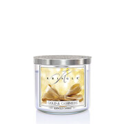 Kringle Candle TUMBLER Gold & Cashmere 3-knotová vonná svíčka 411g