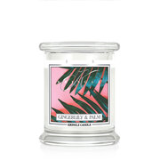 Kringle Candle Gingerlily & Palm vonná svíčka střední 2-knotová (411 g)