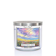 Kringle Candle TUMBLER Beautiful Day 3-knotová vonná svíčka 411g