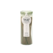 Paddywax Haze Wild Mint & Santal vonné tyčinky ve skleněném obalu 100 ks